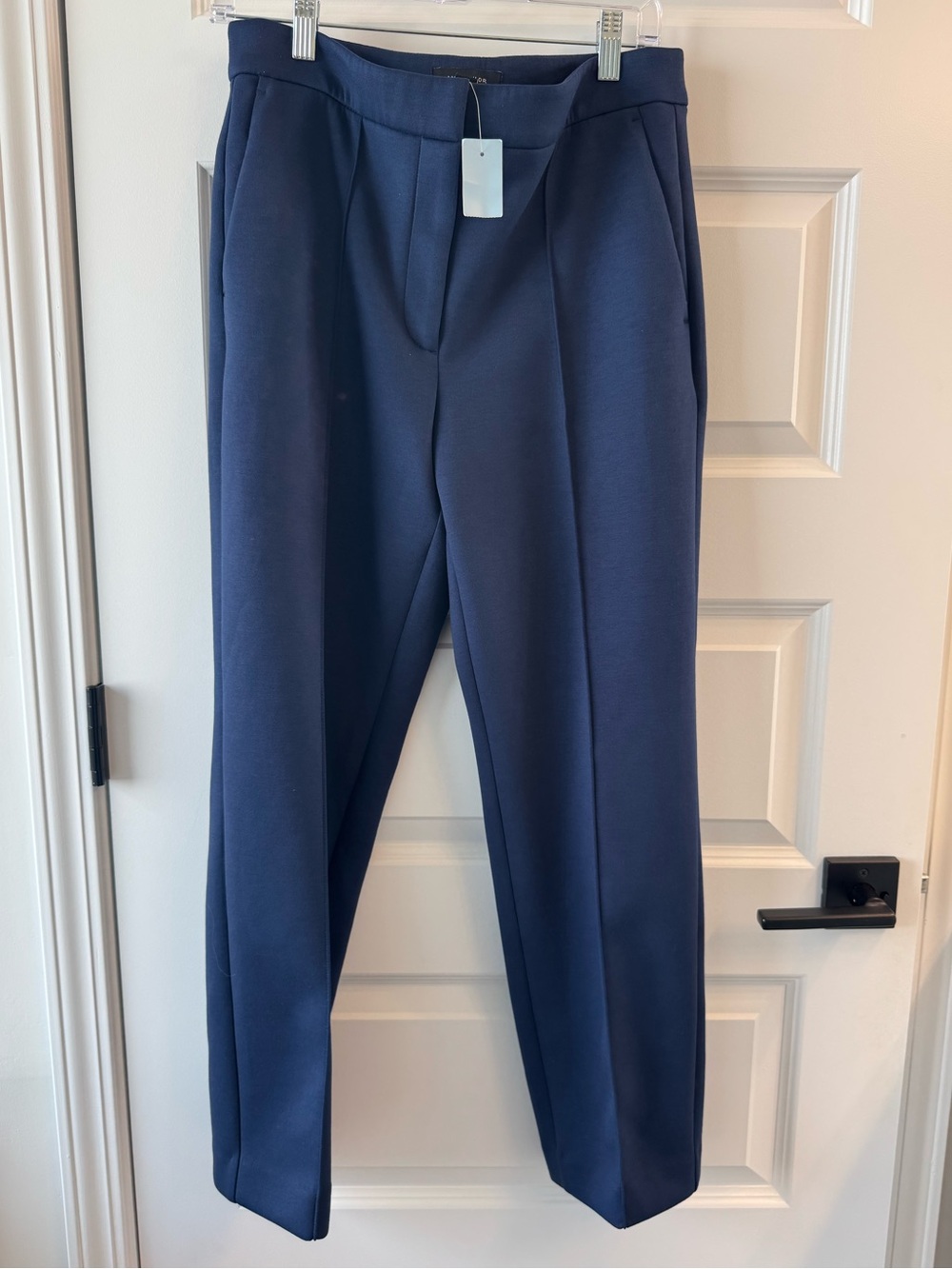 Ann Taylor Petite Classic Navy Tailored Trousers